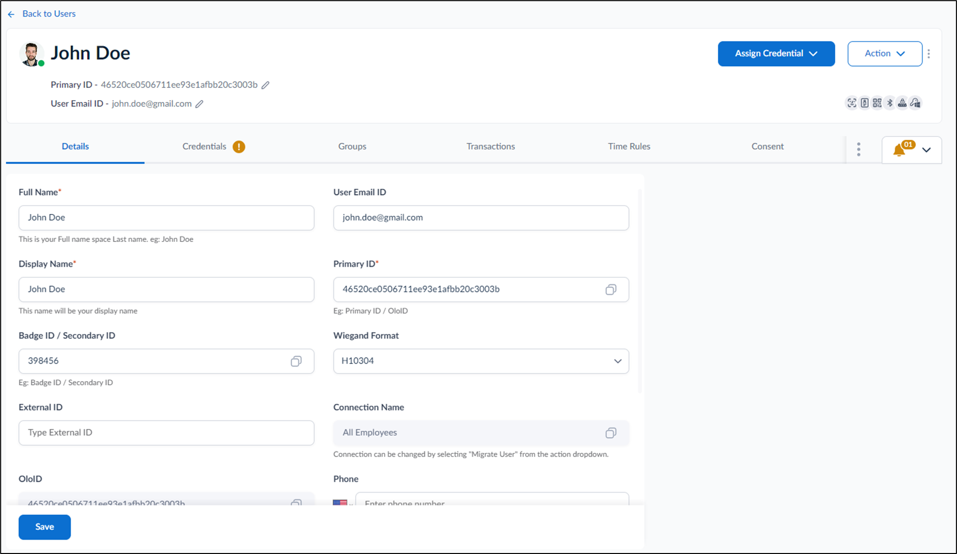 How to activate or deactivate user - screenshot 2