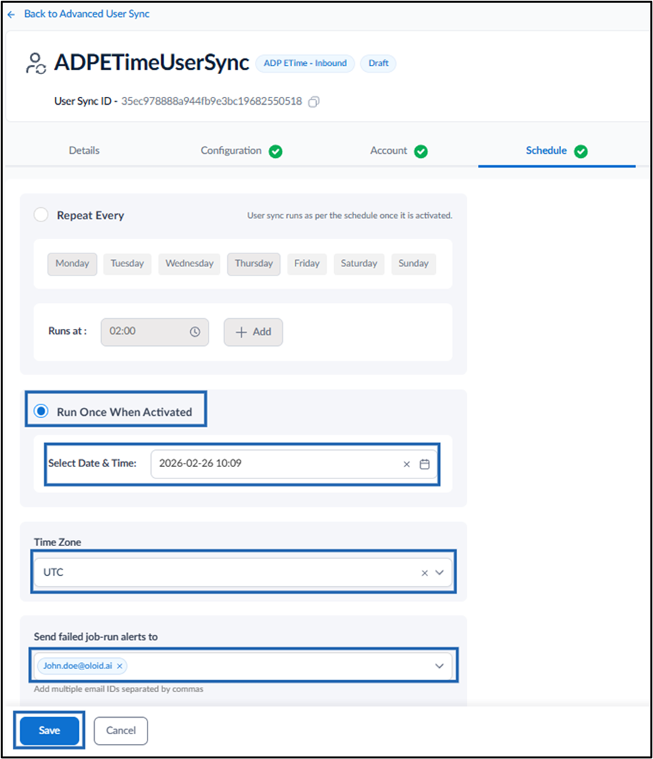 How to Configure Advanced User Sync for... - screenshot 18