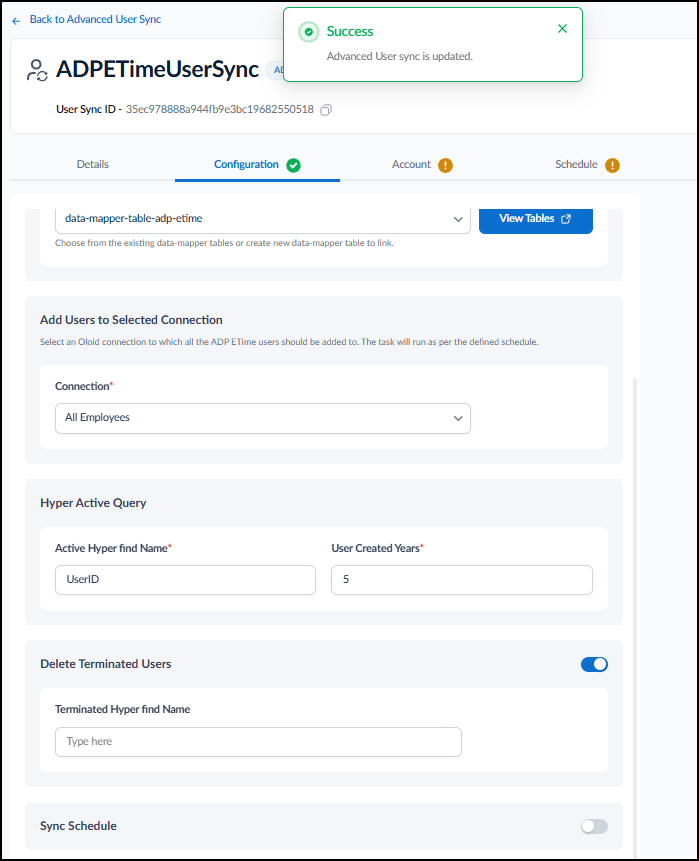 How to Configure Advanced User Sync for... - screenshot 11
