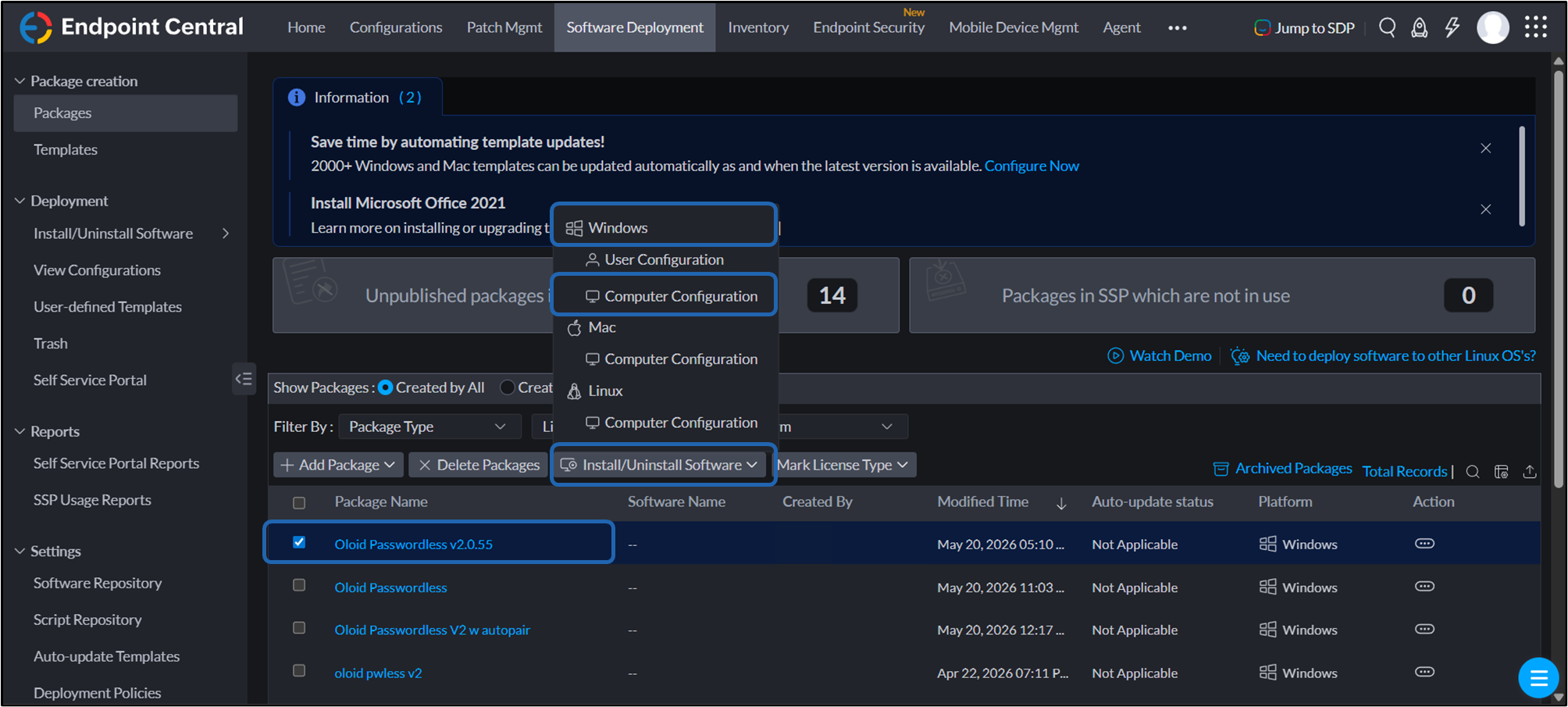 MDM Manage Engine - screenshot 9