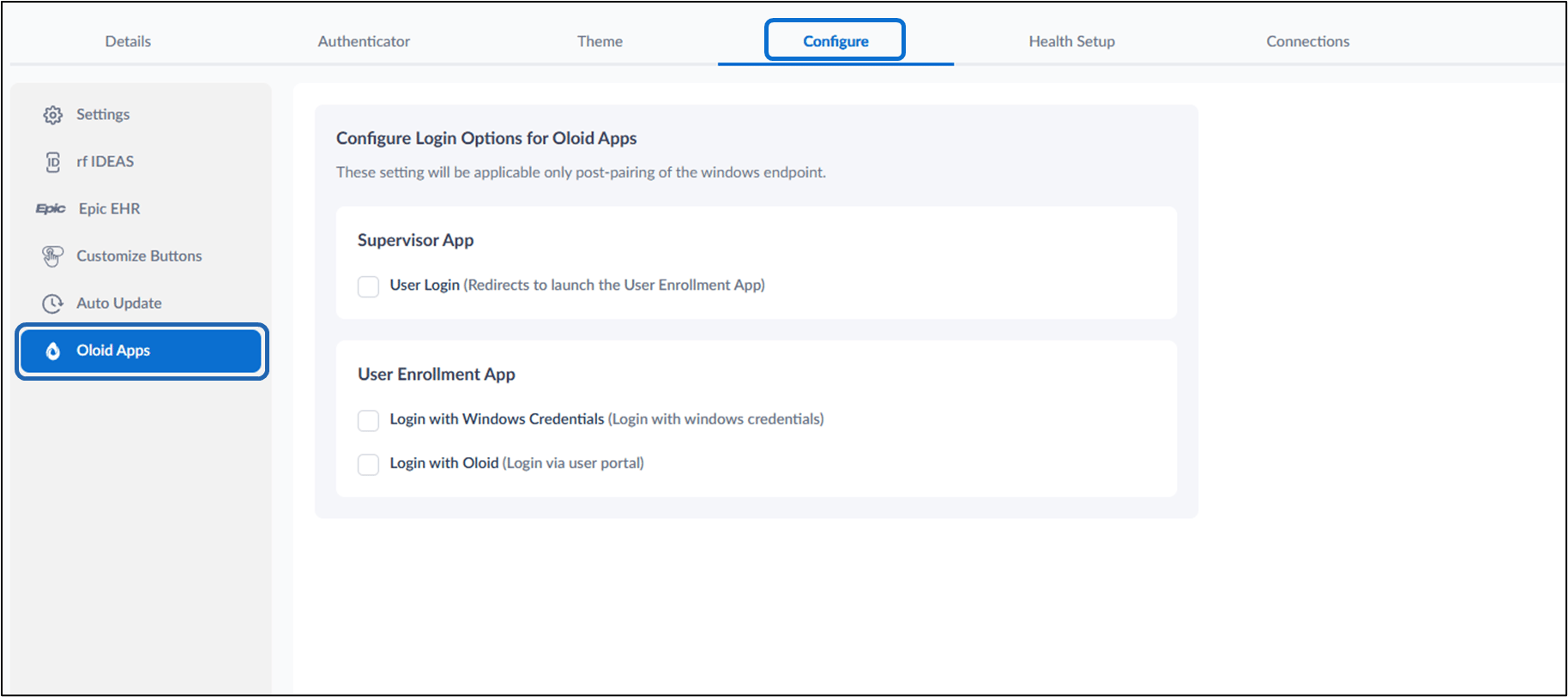 How to Configure Login options for... - screenshot 3