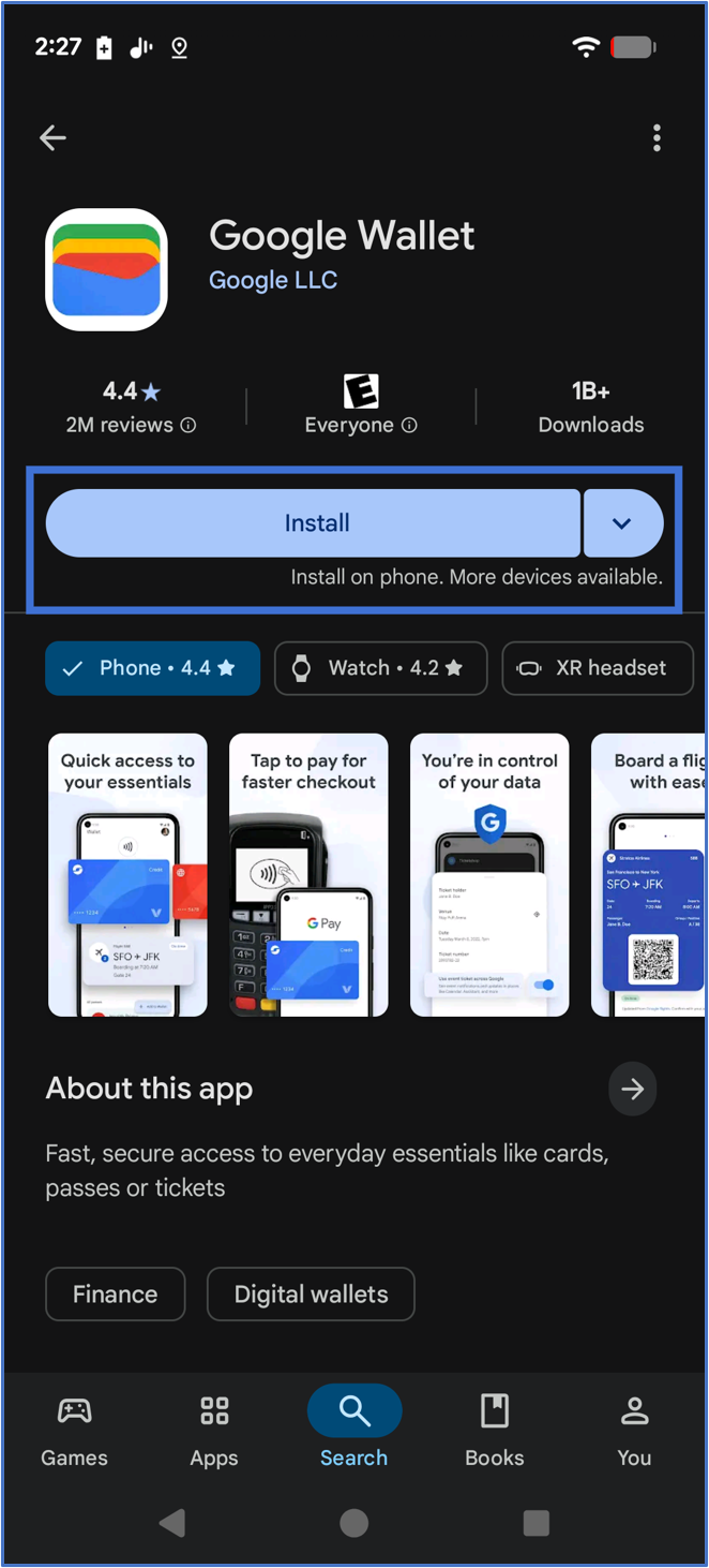 How to Download Google Wallet - screenshot 6