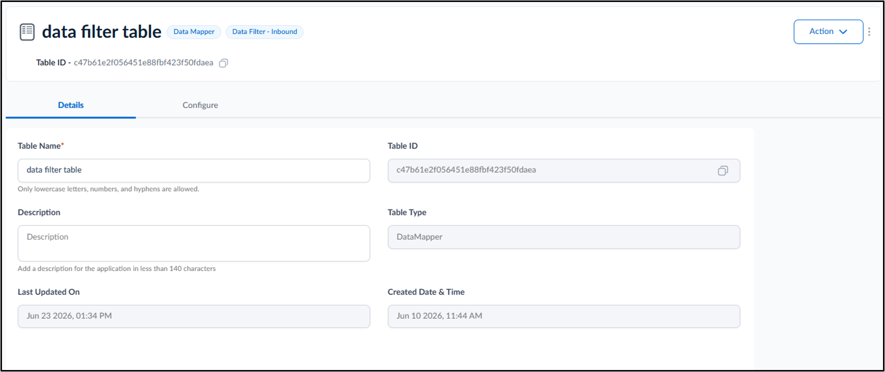 How to Configure Data Mapper Table for... - screenshot 3