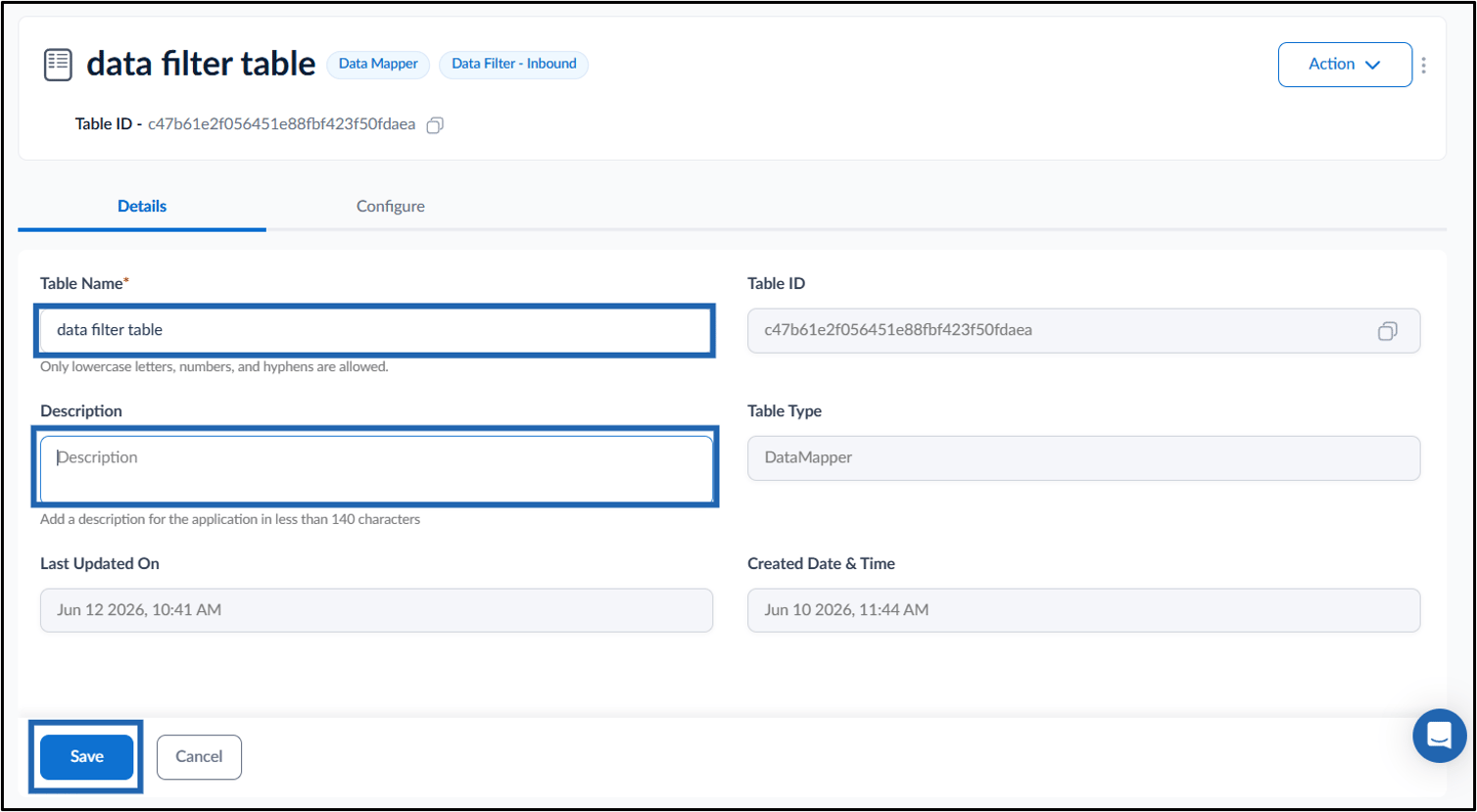 How to Configure Data Mapper Table for... - screenshot 4