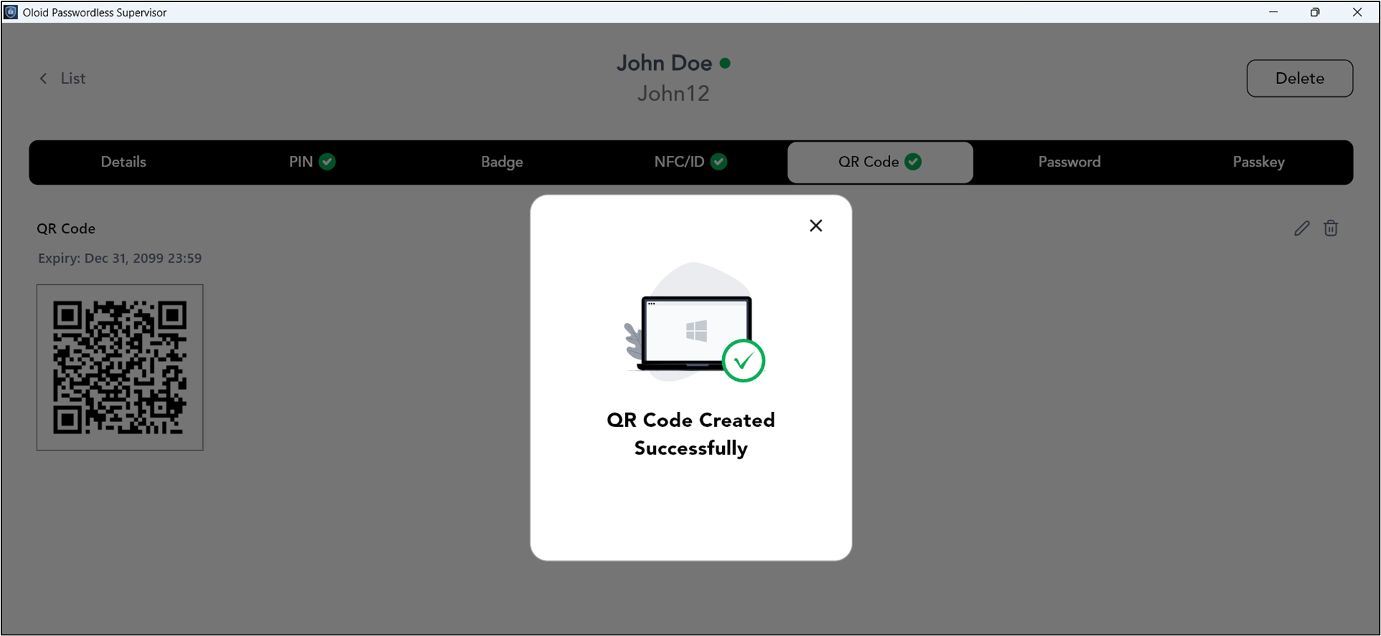 How to Add QR Code using Supervisor App - screenshot 5