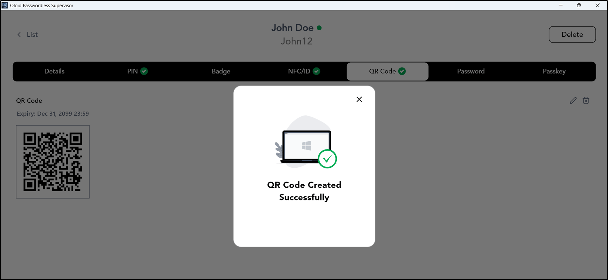 How to Add QR Code using Supervisor App - screenshot 5