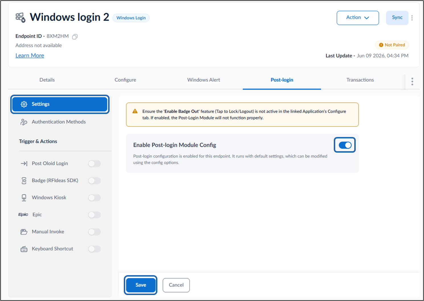 How to Configure Post Login page for... - screenshot 3