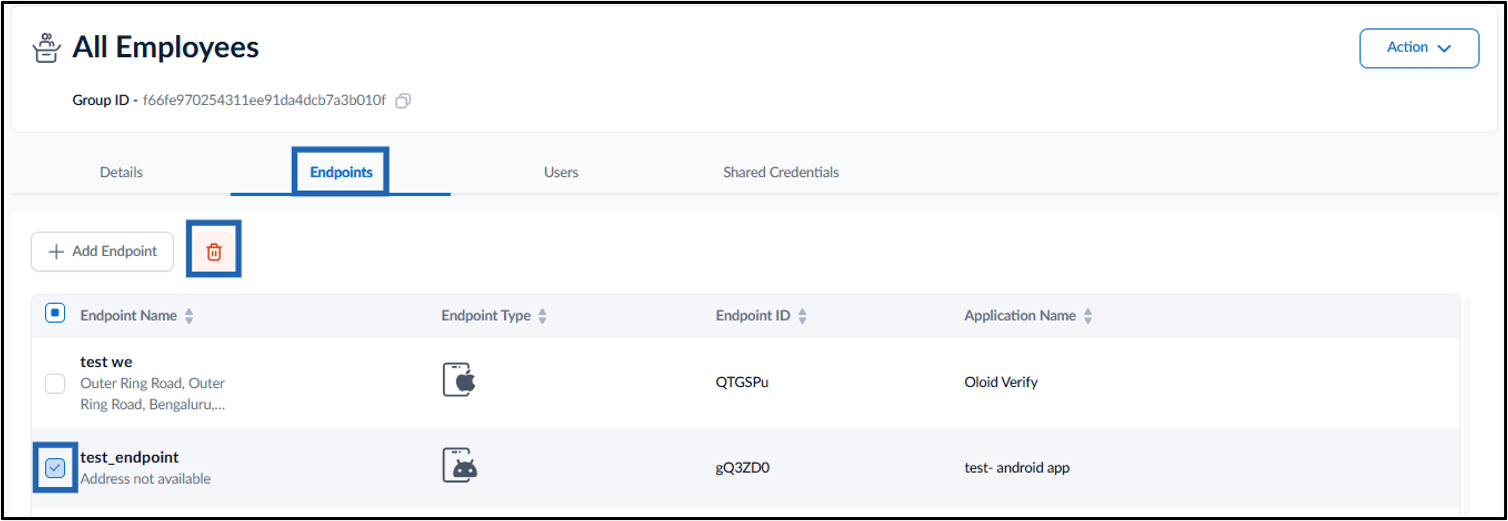 How to Remove Endpoint from Group - screenshot 4