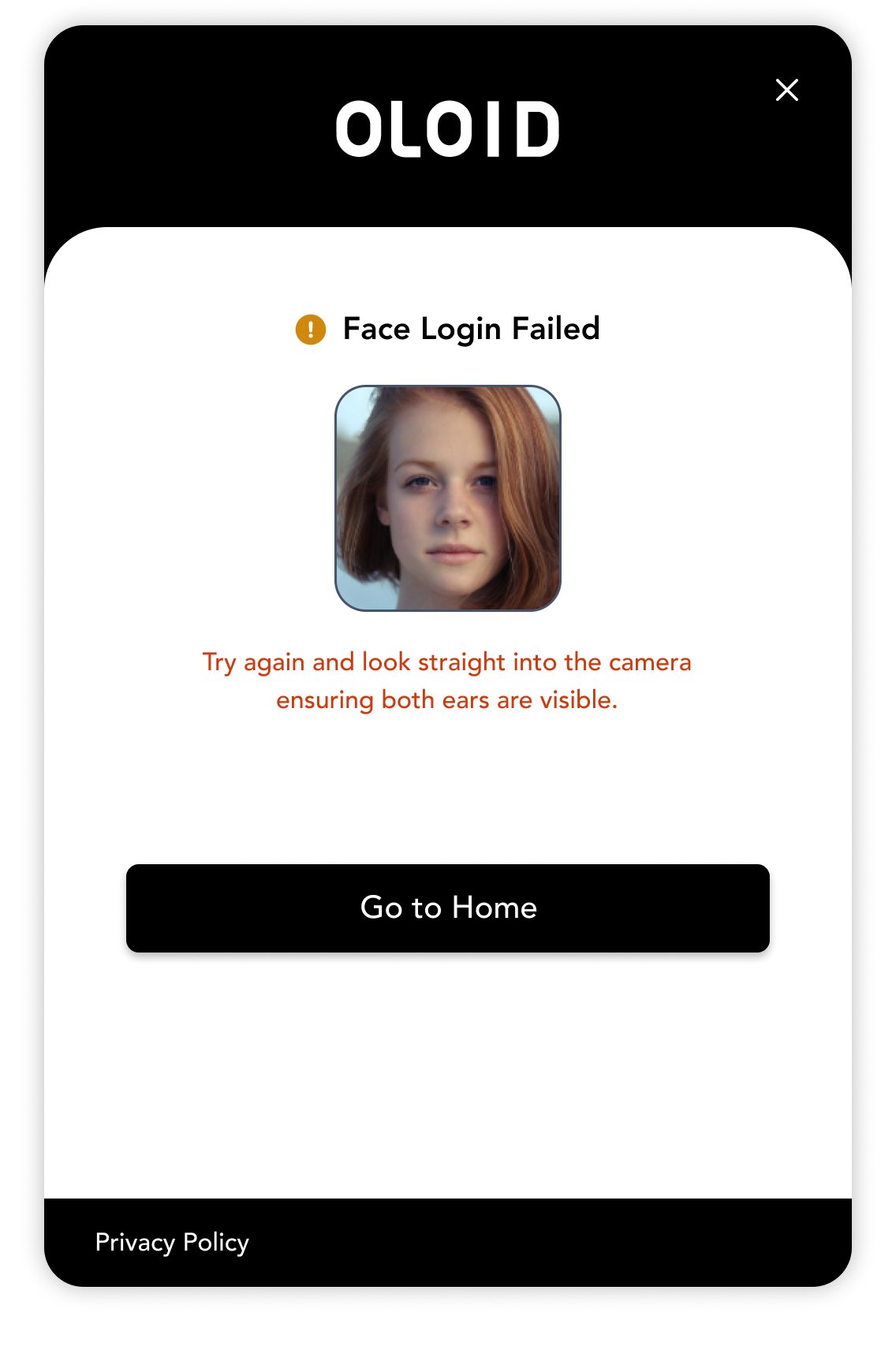 Face Login/Enroll error list and... - screenshot 4