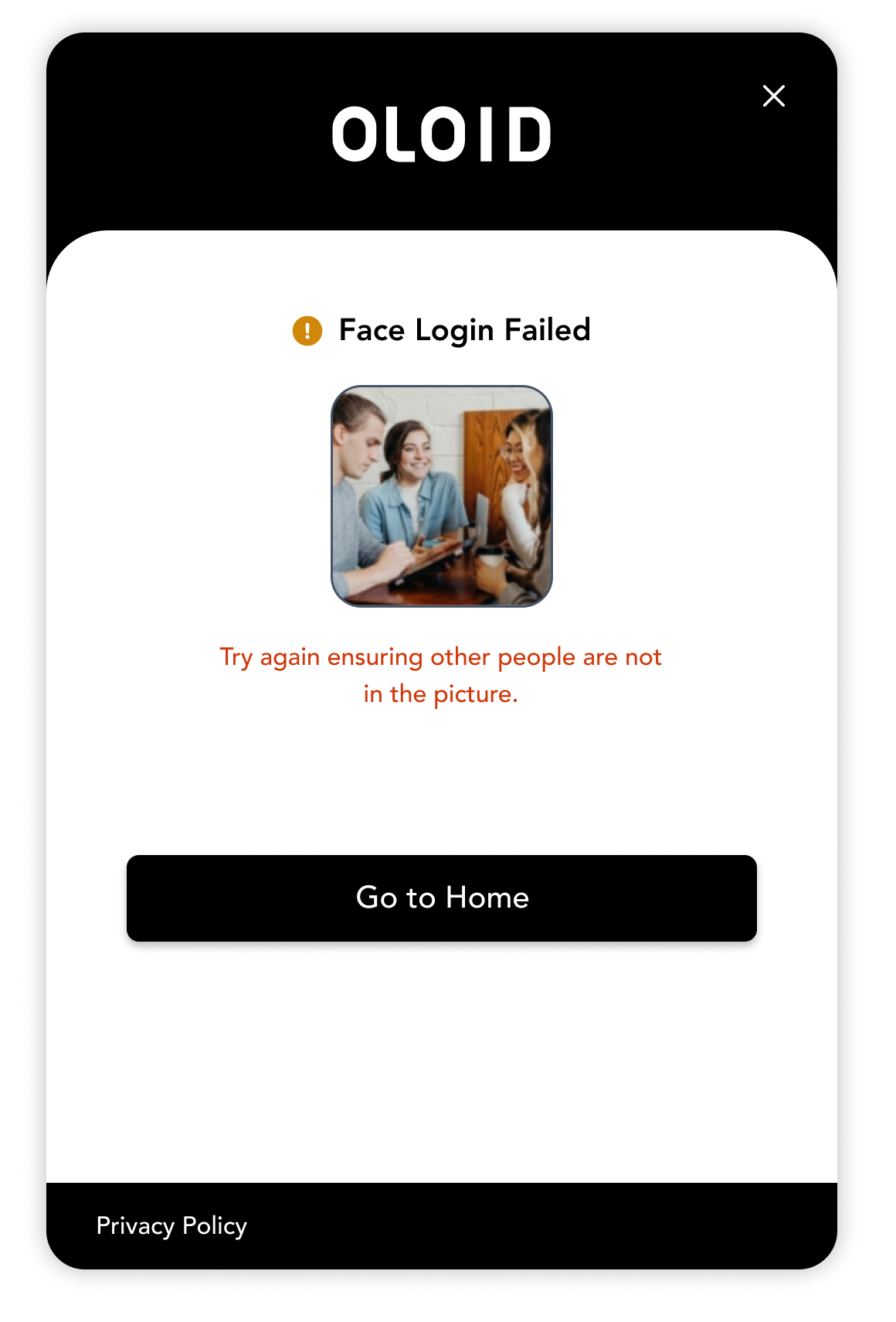 Face Login/Enroll error list and... - screenshot 5