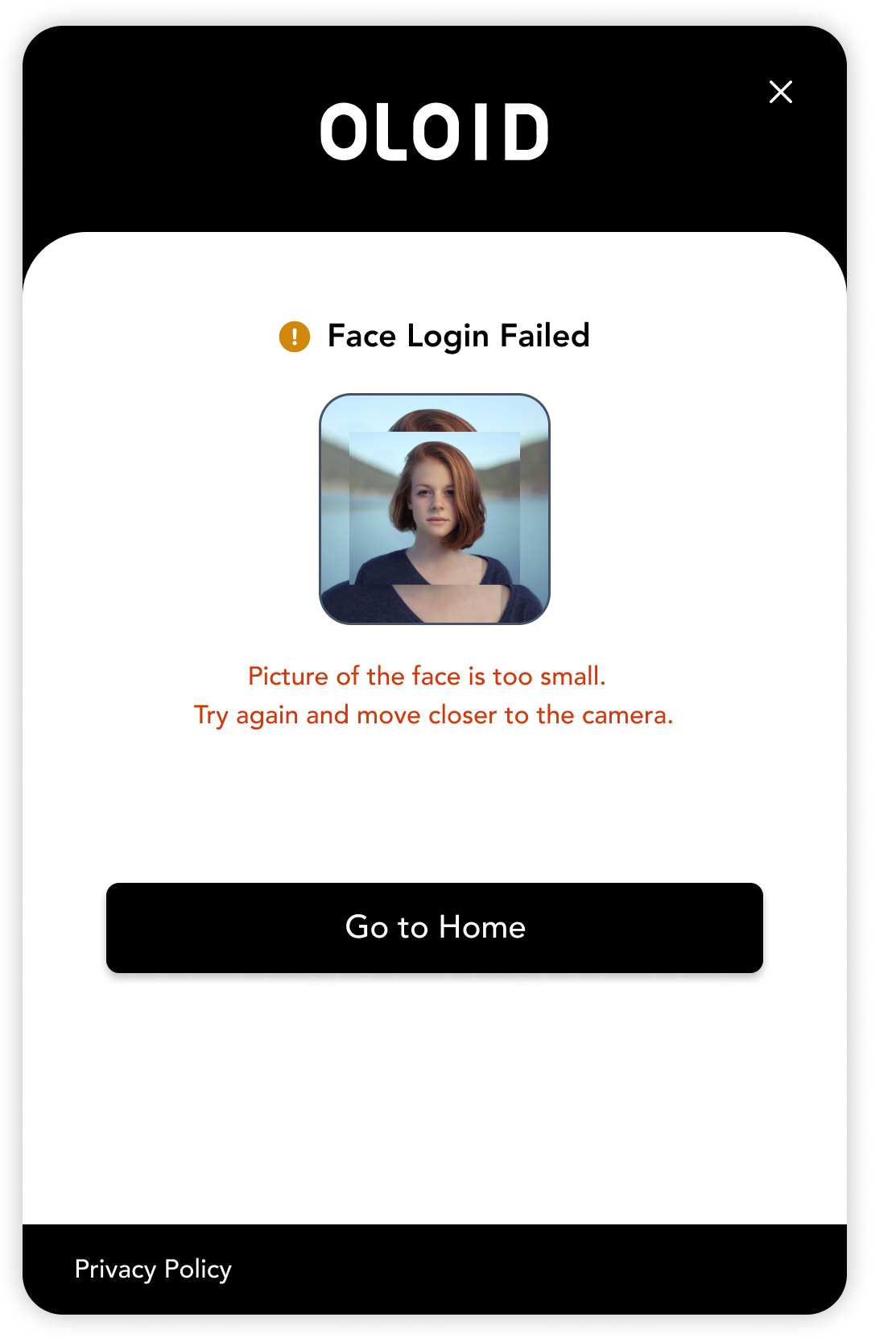 Face Login/Enroll error list and... - screenshot 3