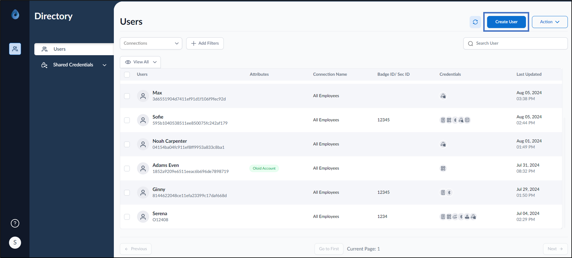 How to add user - screenshot 1