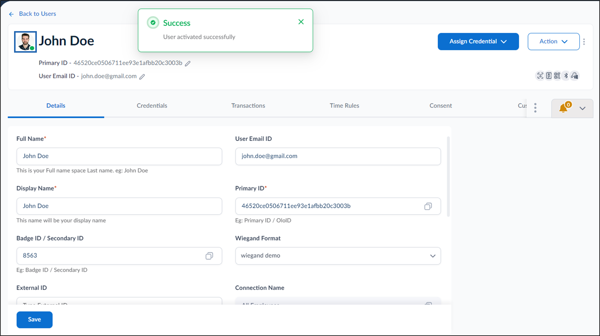 How to activate or deactivate user - screenshot 8