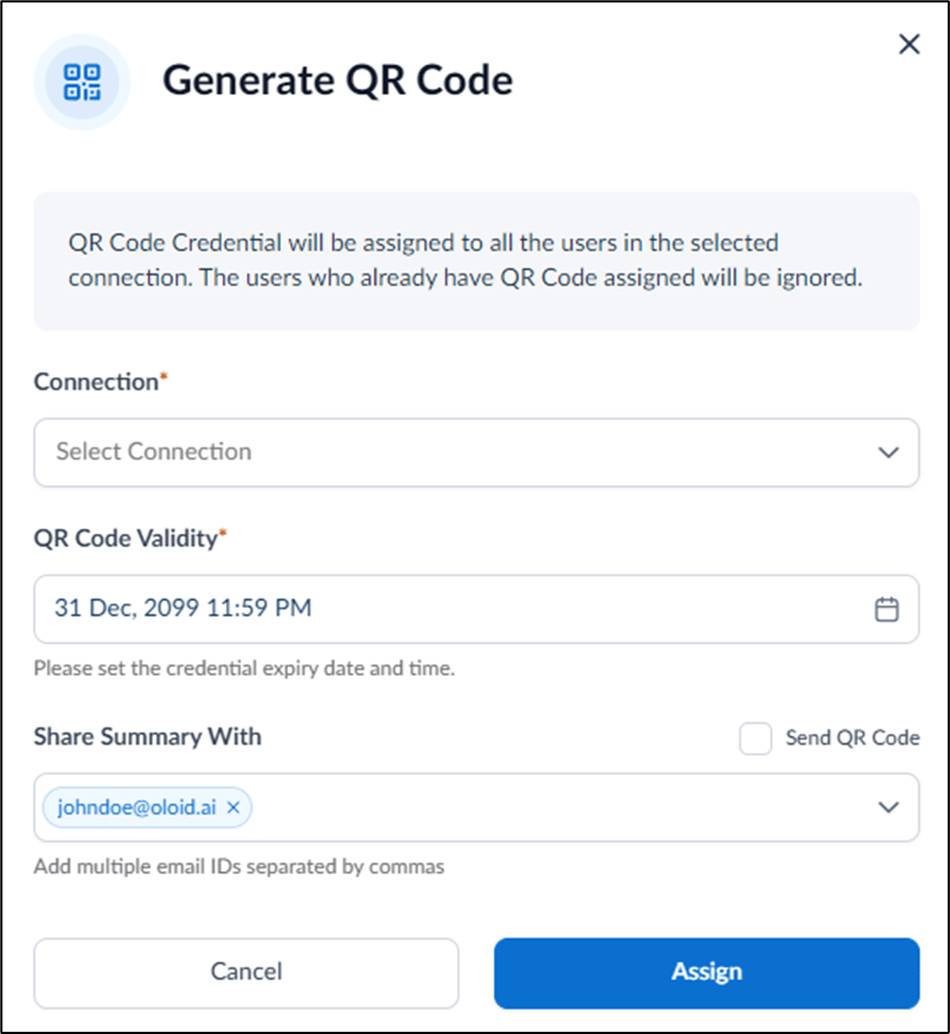 How to generate QR Code of Users in a... - screenshot 3