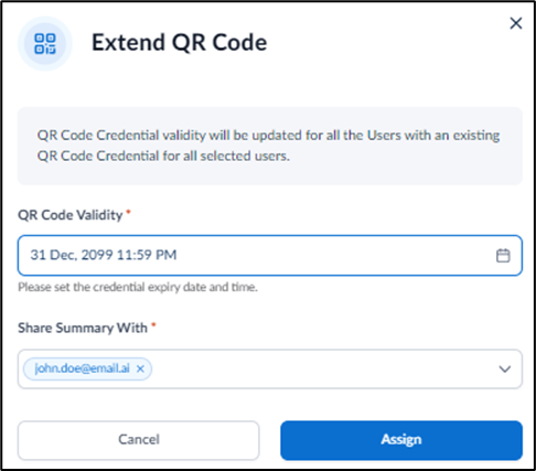 How to extend QR Code expiry date for... - screenshot 3