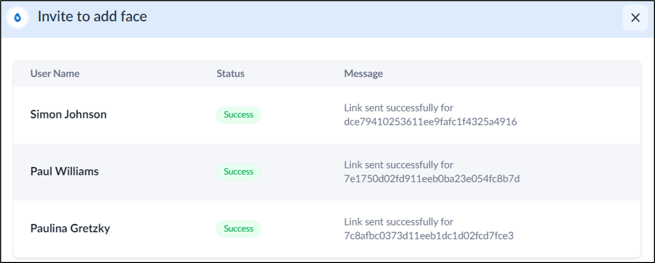 How to invite multiple users to add face - screenshot 4