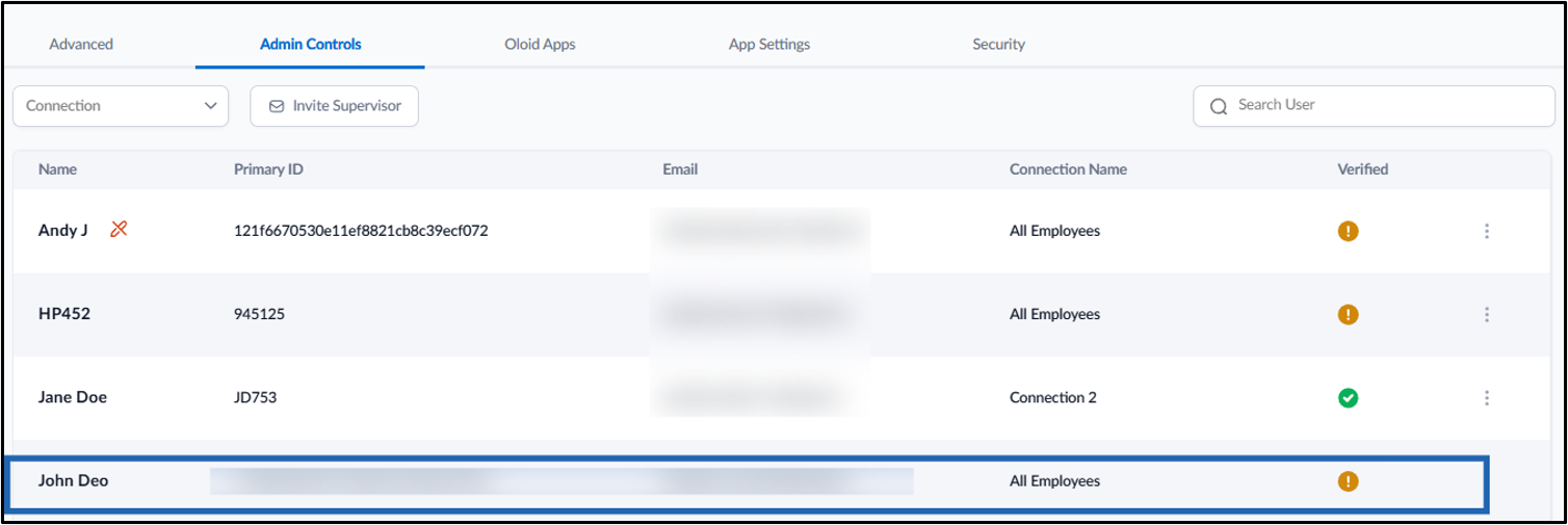 How to Invite a Supervisor - screenshot 6
