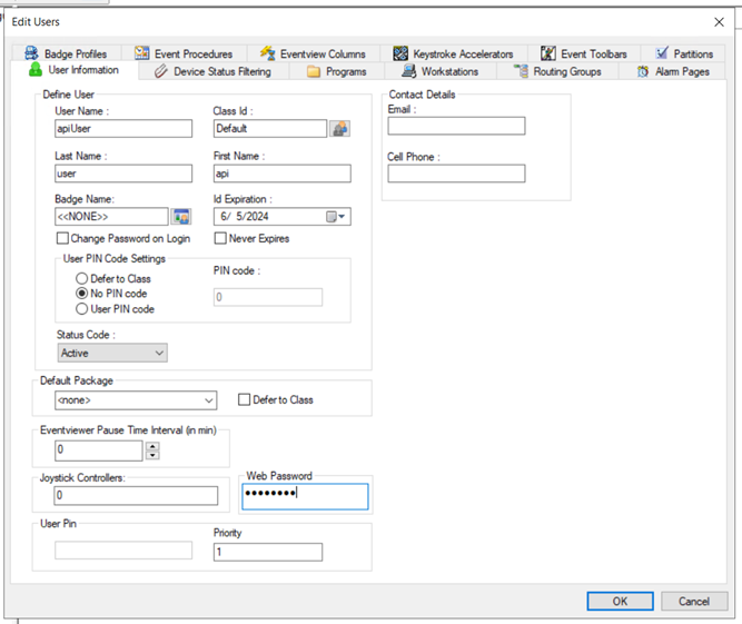 Set up ProWatch for Oloid Workflow... - screenshot 11