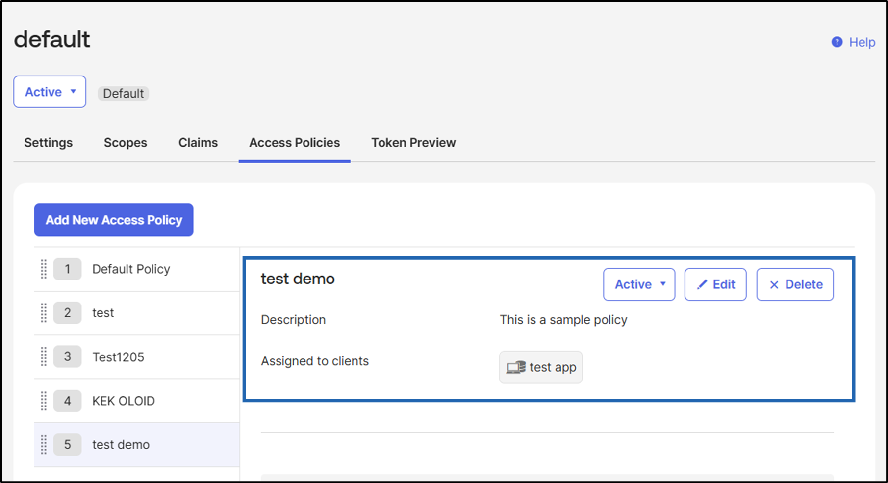 Okta Settings for Oloid SSO - screenshot 18
