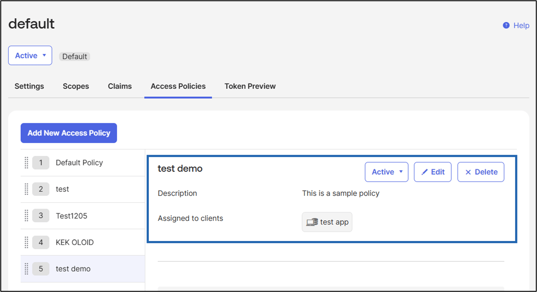 Okta Settings for Oloid SSO - screenshot 18