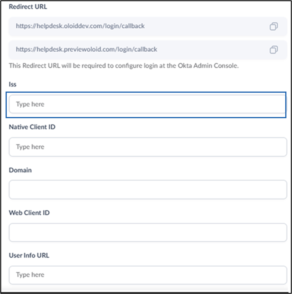 Okta Settings for Oloid SSO - screenshot 14