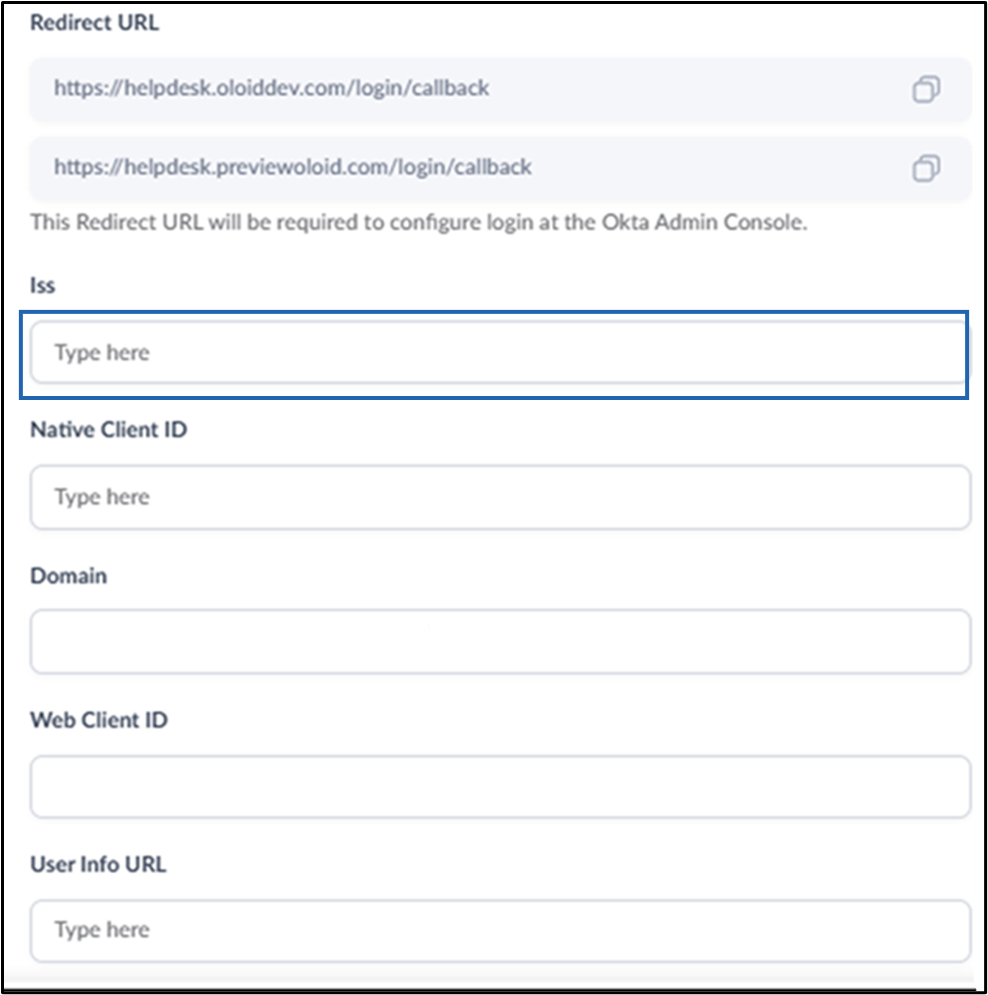Okta Settings for Oloid SSO - screenshot 14