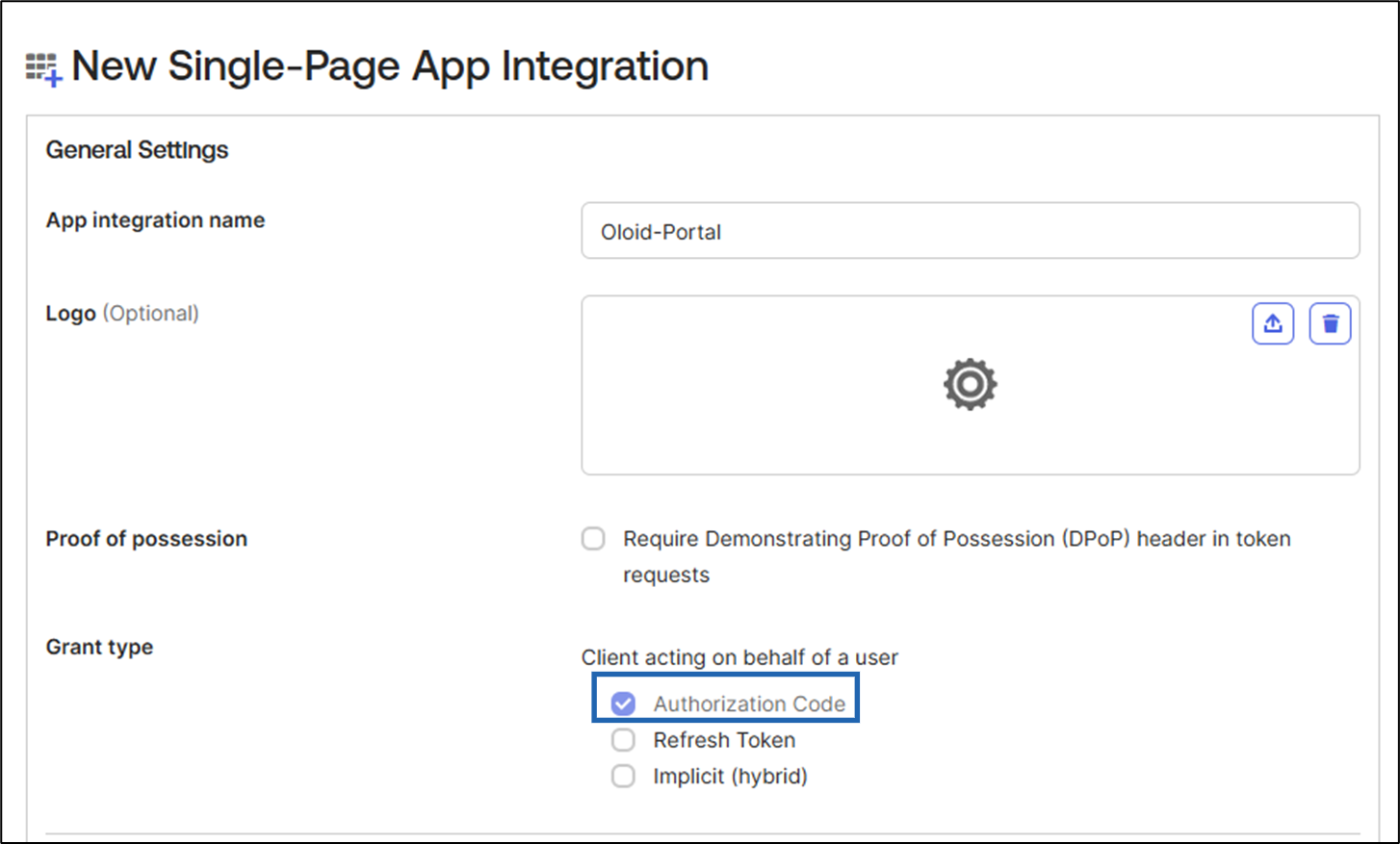 Okta Settings for Oloid SSO - screenshot 4