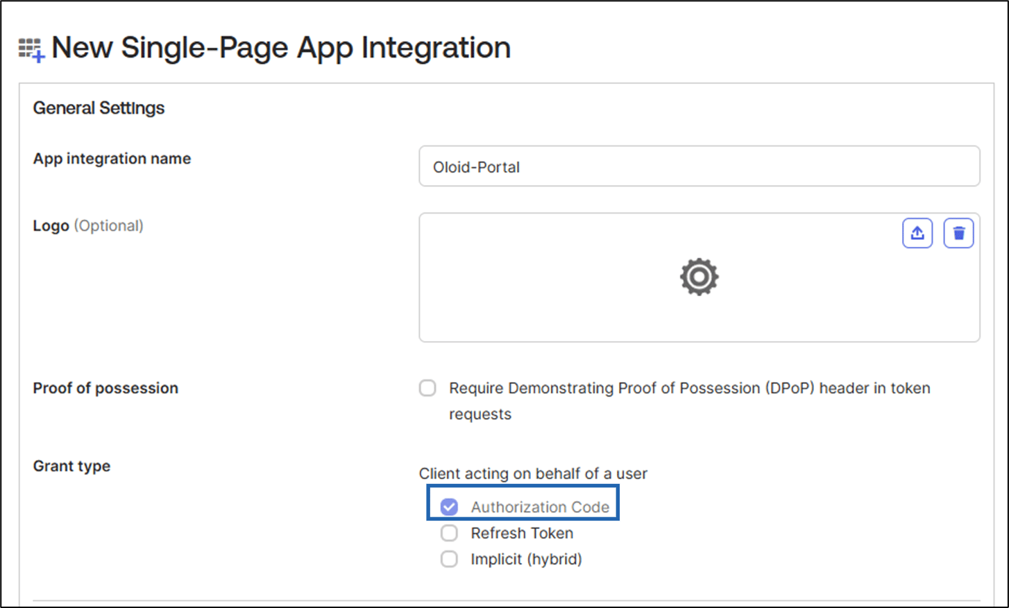 Okta Settings for Oloid SSO - screenshot 4