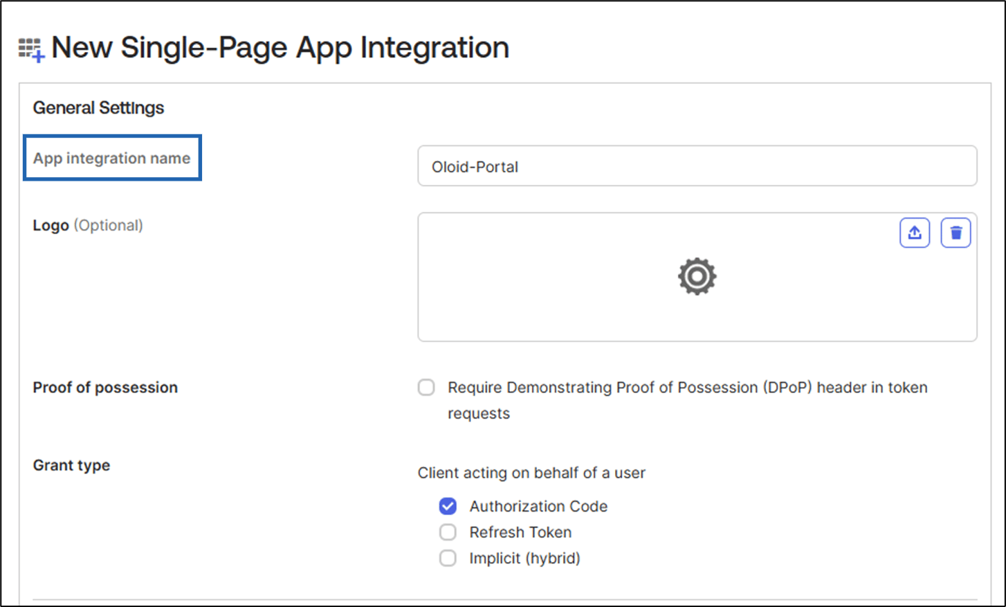 Okta Settings for Oloid SSO - screenshot 3