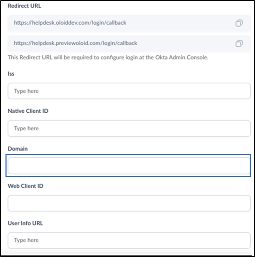 Okta Settings for Oloid SSO - screenshot 11