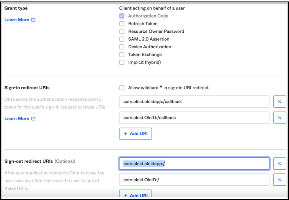 Enabling Okta SSO for Oloid Apps (... - screenshot 3