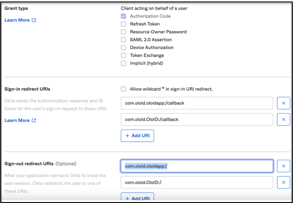 Enabling Okta SSO for Oloid Apps (... - screenshot 3