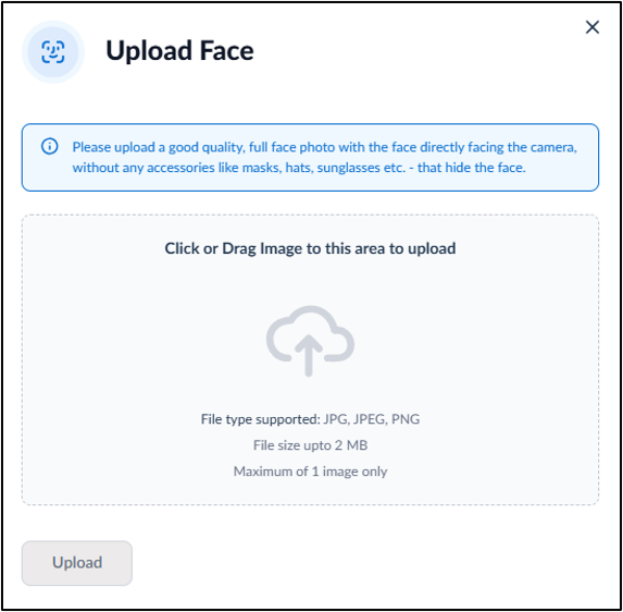 How to Add Face of a Single User - screenshot 5