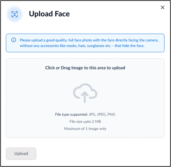 How to Add Face of a Single User - screenshot 5