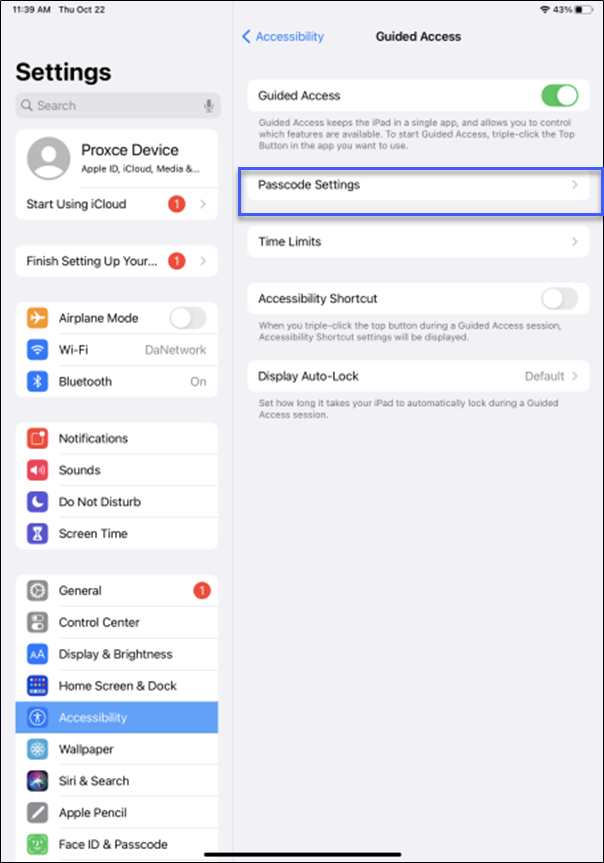 Set up iPad in Kiosk Mode (Archived) - screenshot 3