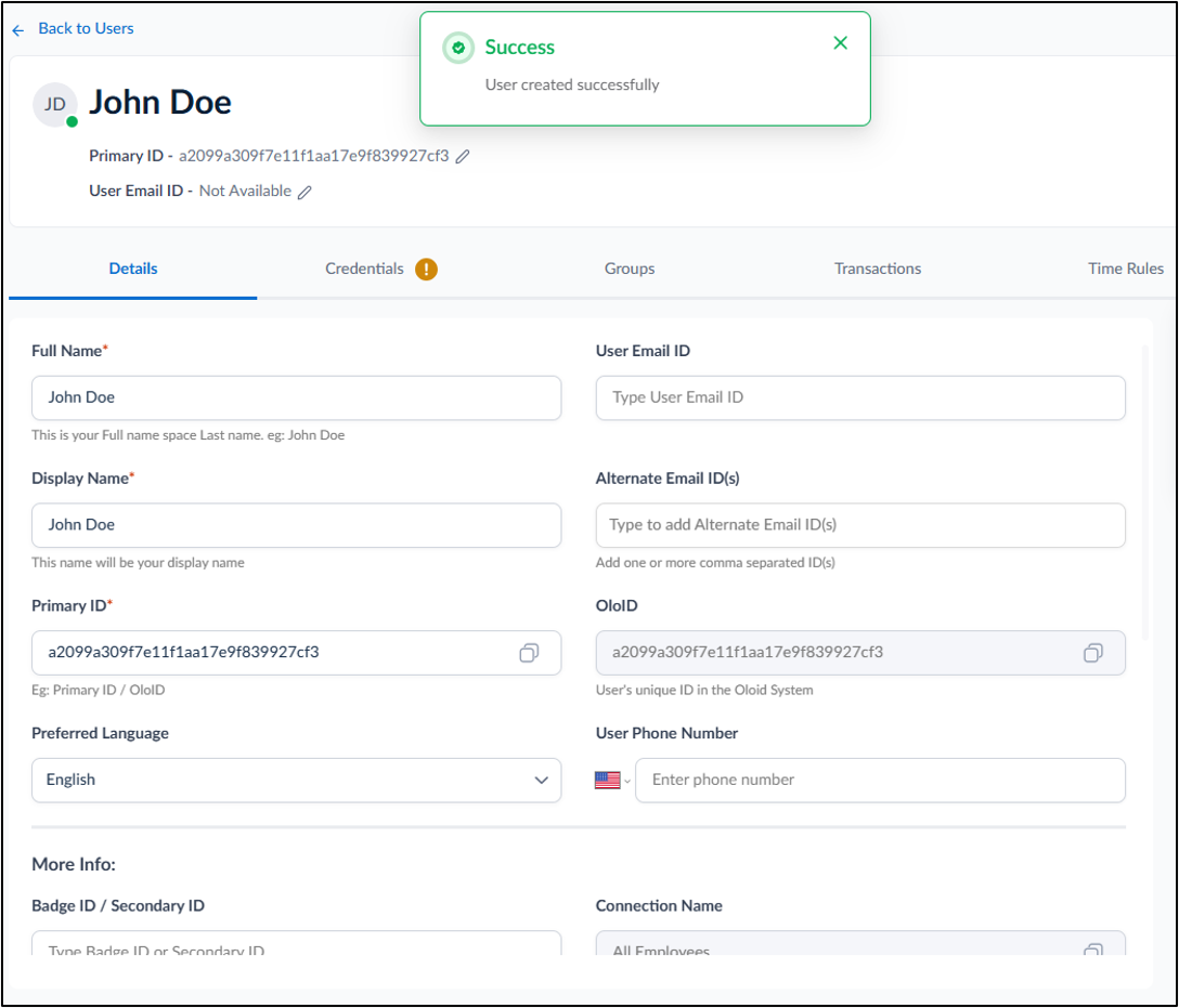 How to Create User - screenshot 4