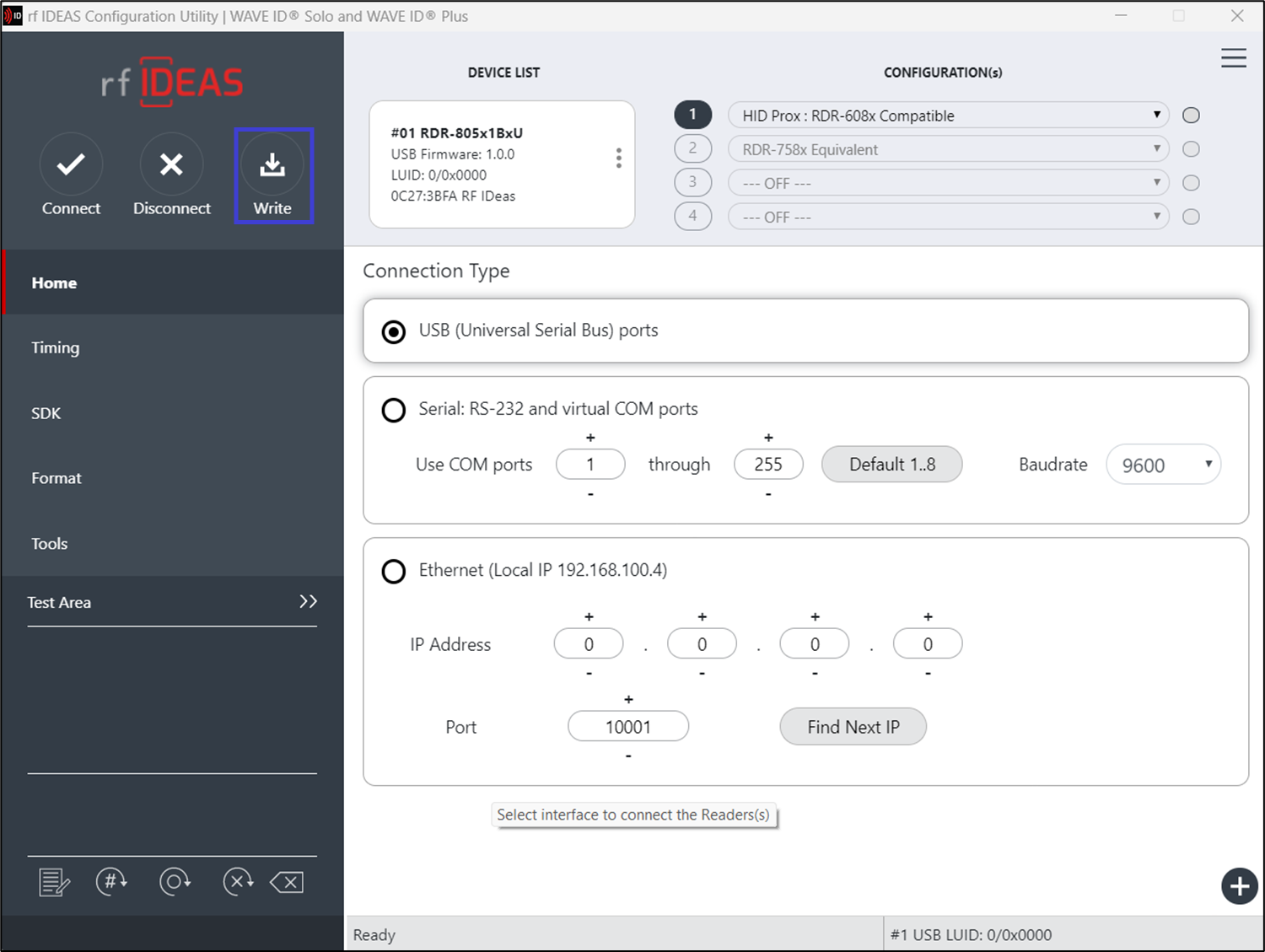 How to configure rf IDEAS readers for... - screenshot 5