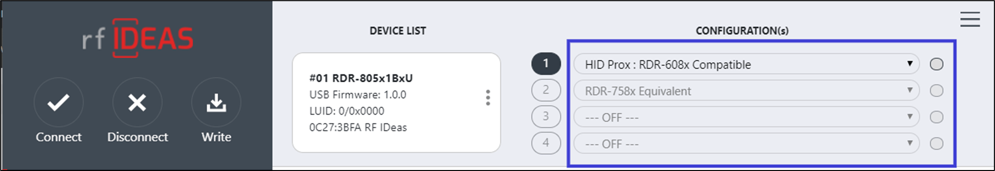 How to configure rf IDEAS readers for... - screenshot 4
