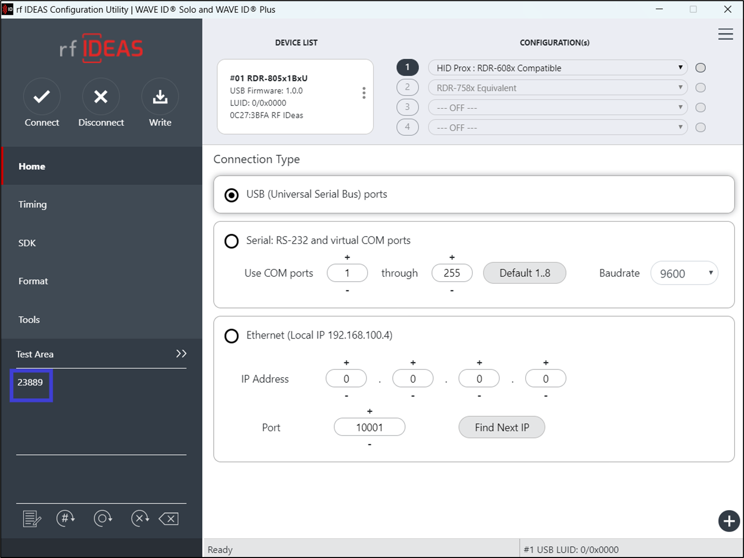 How to configure rf IDEAS readers for... - screenshot 7