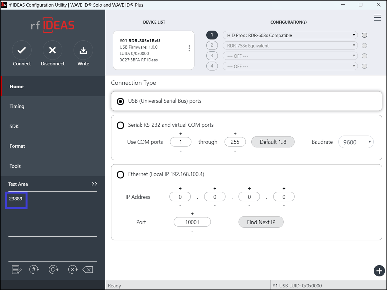 How to configure rf IDEAS readers for... - screenshot 6