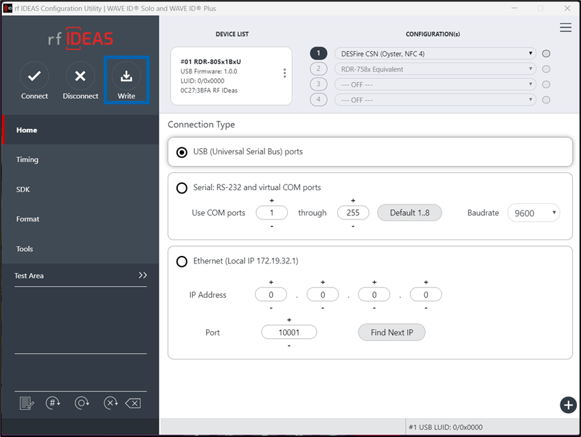 How to configure rf IDEAS readers for... - screenshot 4