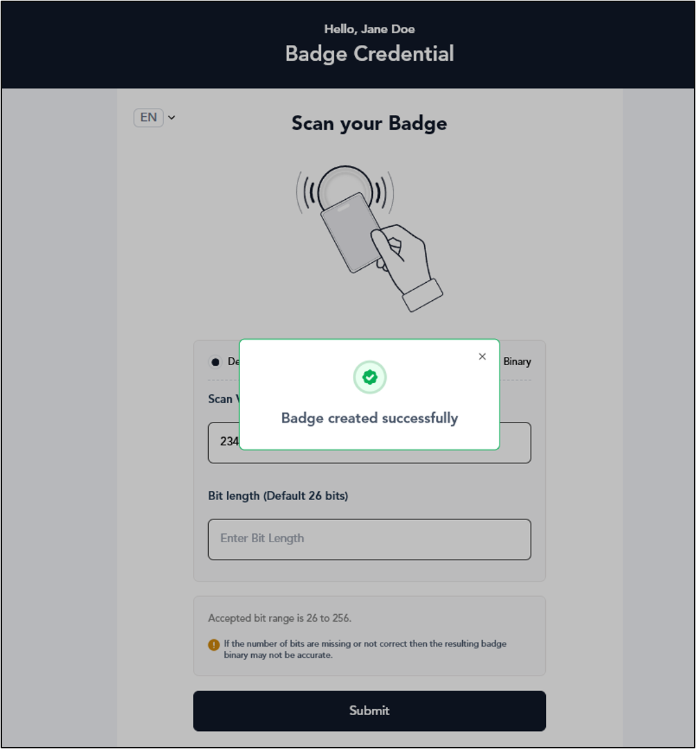 How to Enroll for Badge Login - screenshot 5