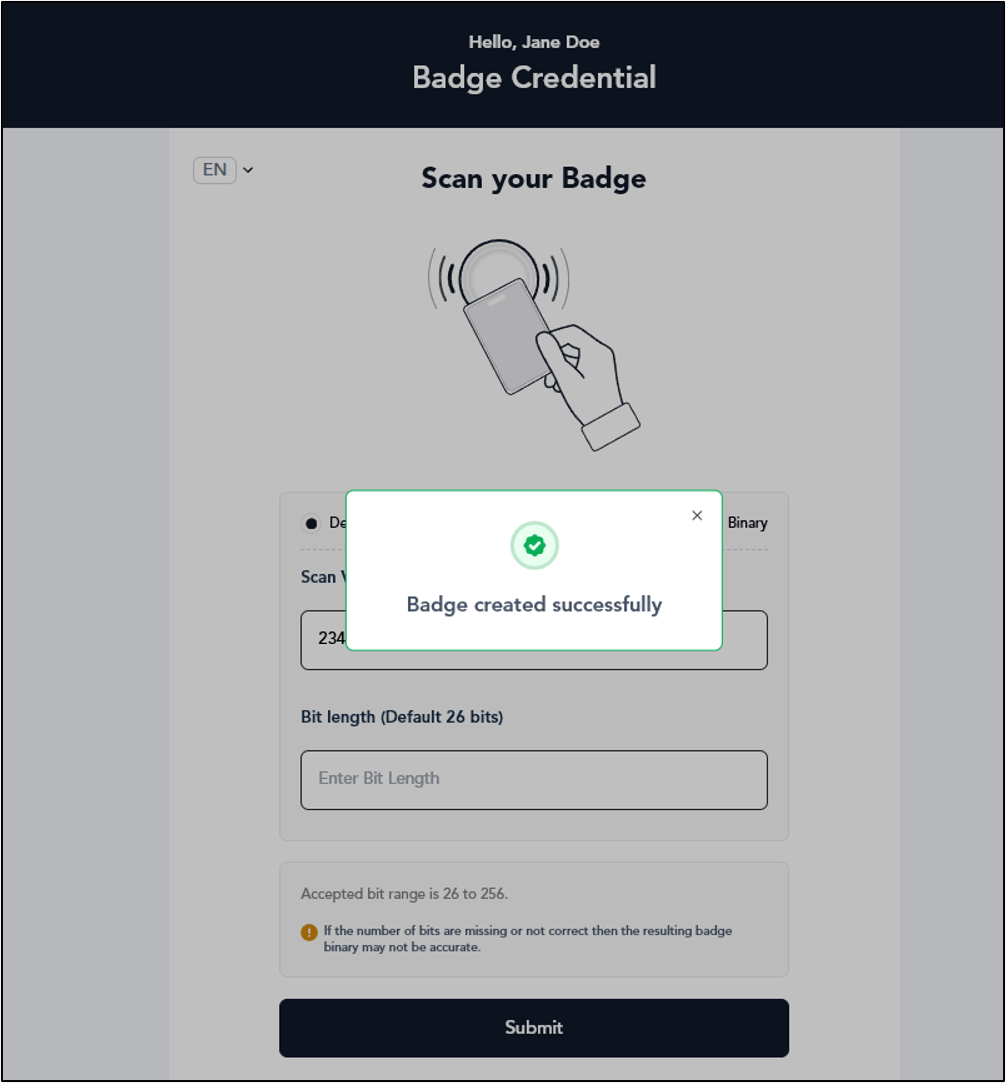 How to Enroll for Badge Login - screenshot 5
