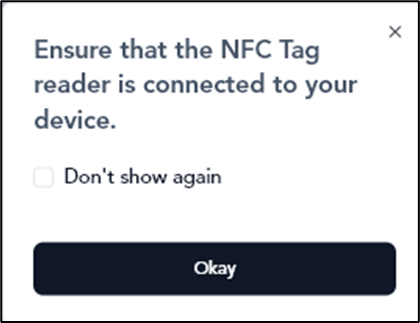 How to enroll for NFC Login - screenshot 3