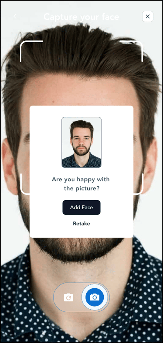 How to enroll for face through Oloid... - screenshot 7