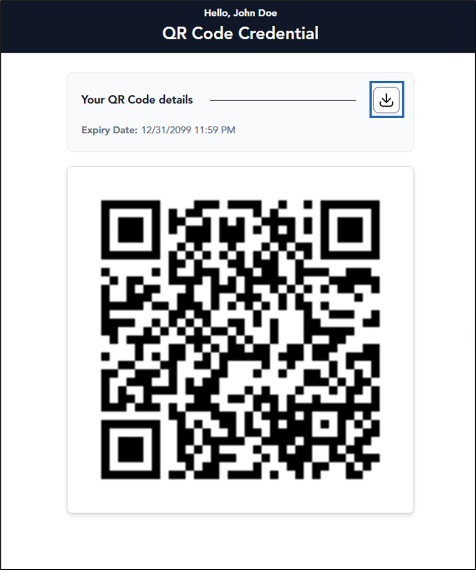 How to view QR Code using Oloid User... - screenshot 1