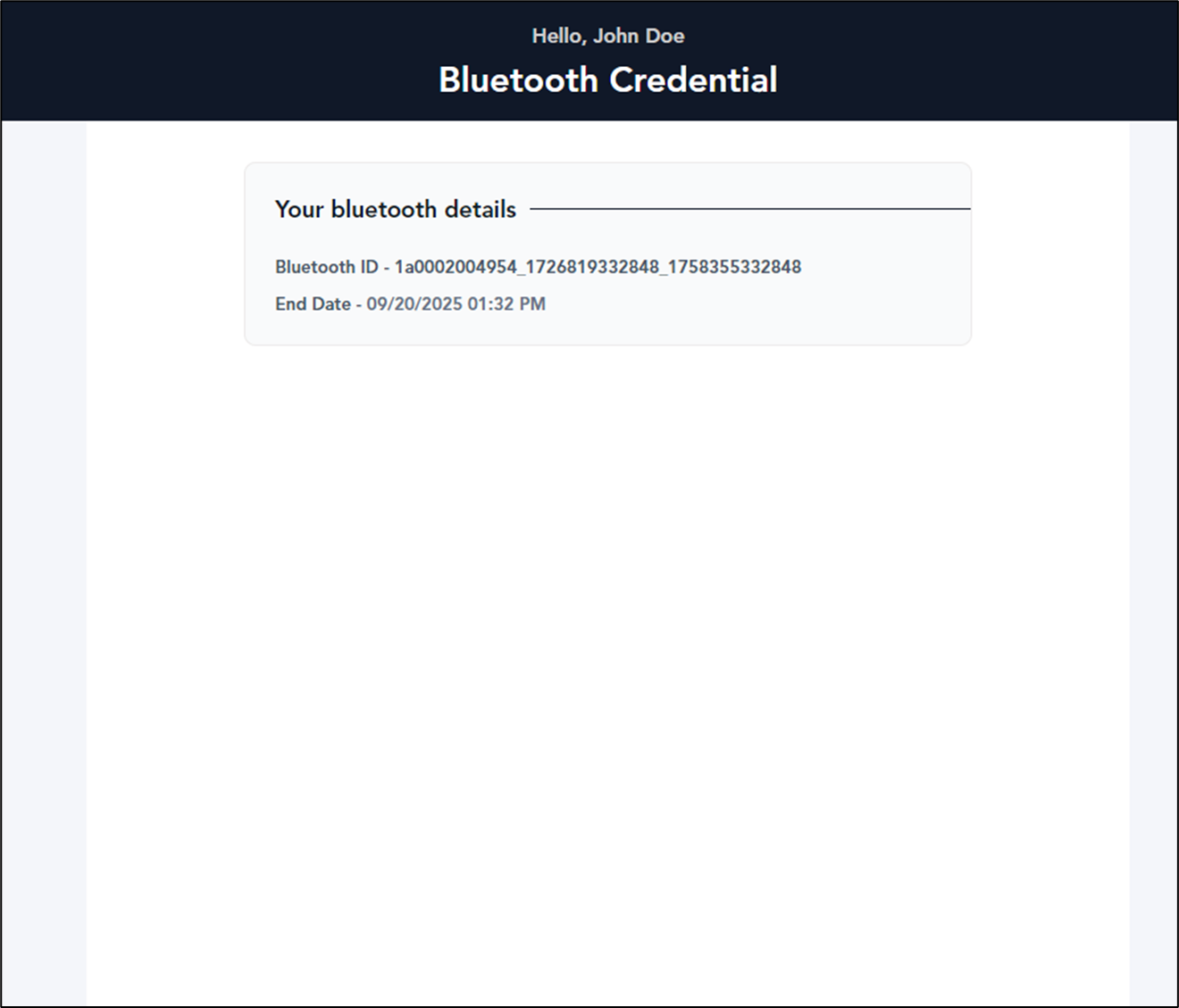 How to view Bluetooth credential using... - screenshot 2