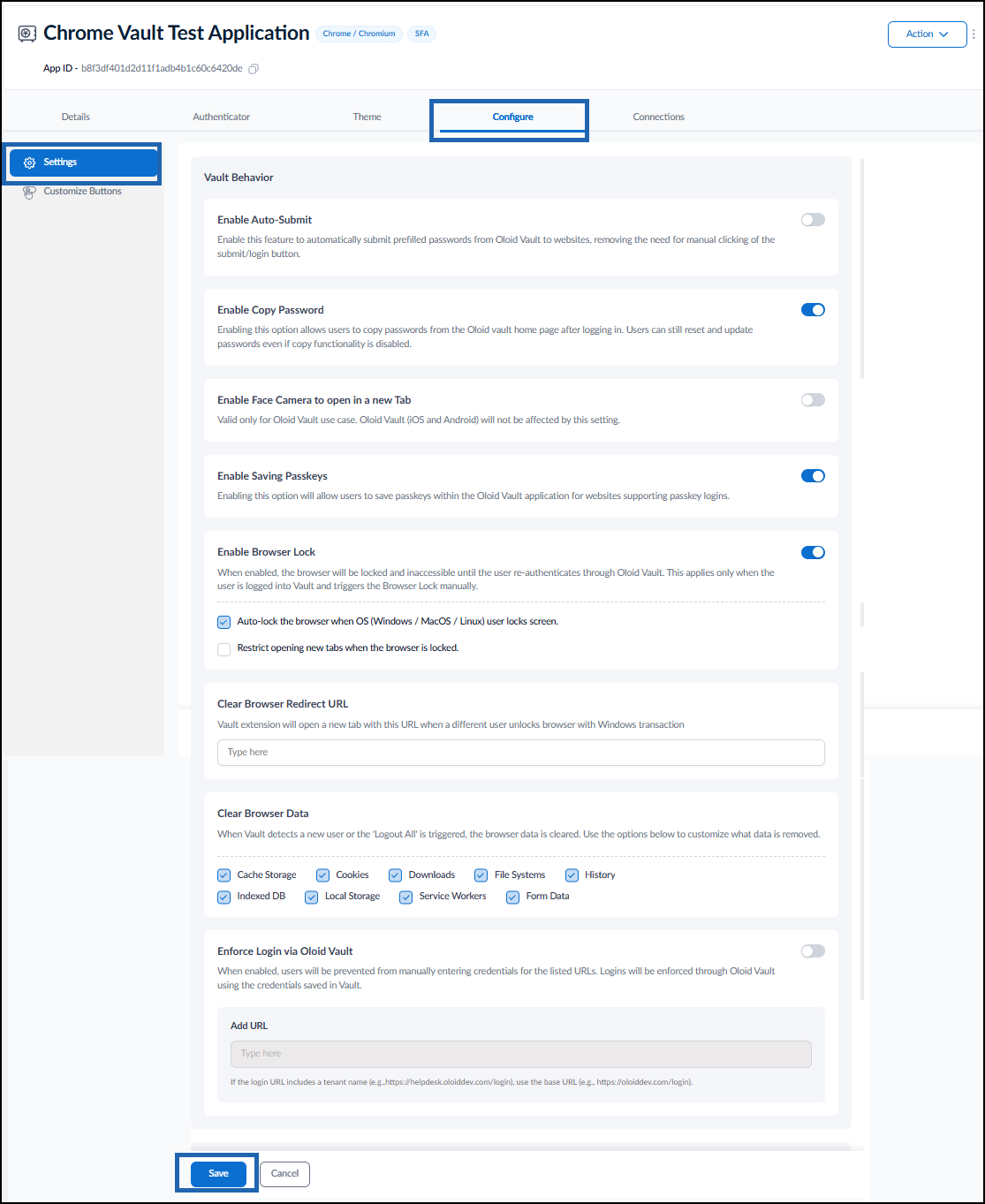 How to Create and Configure Oloid Vault... - screenshot 13