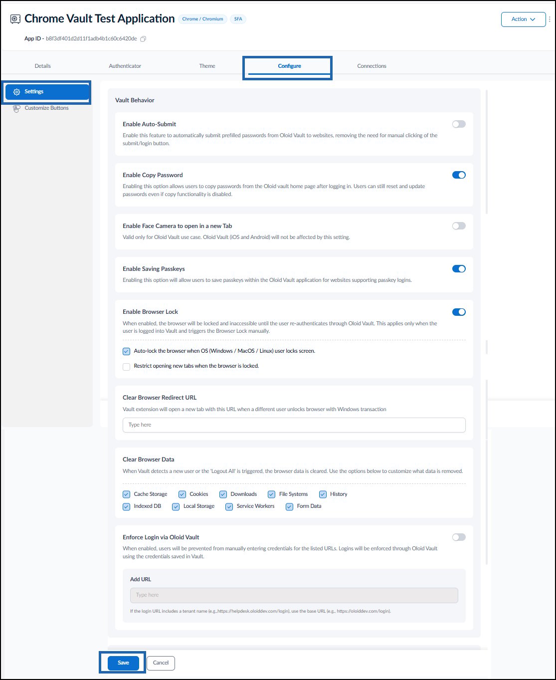 How to Create and Configure Oloid Vault... - screenshot 13