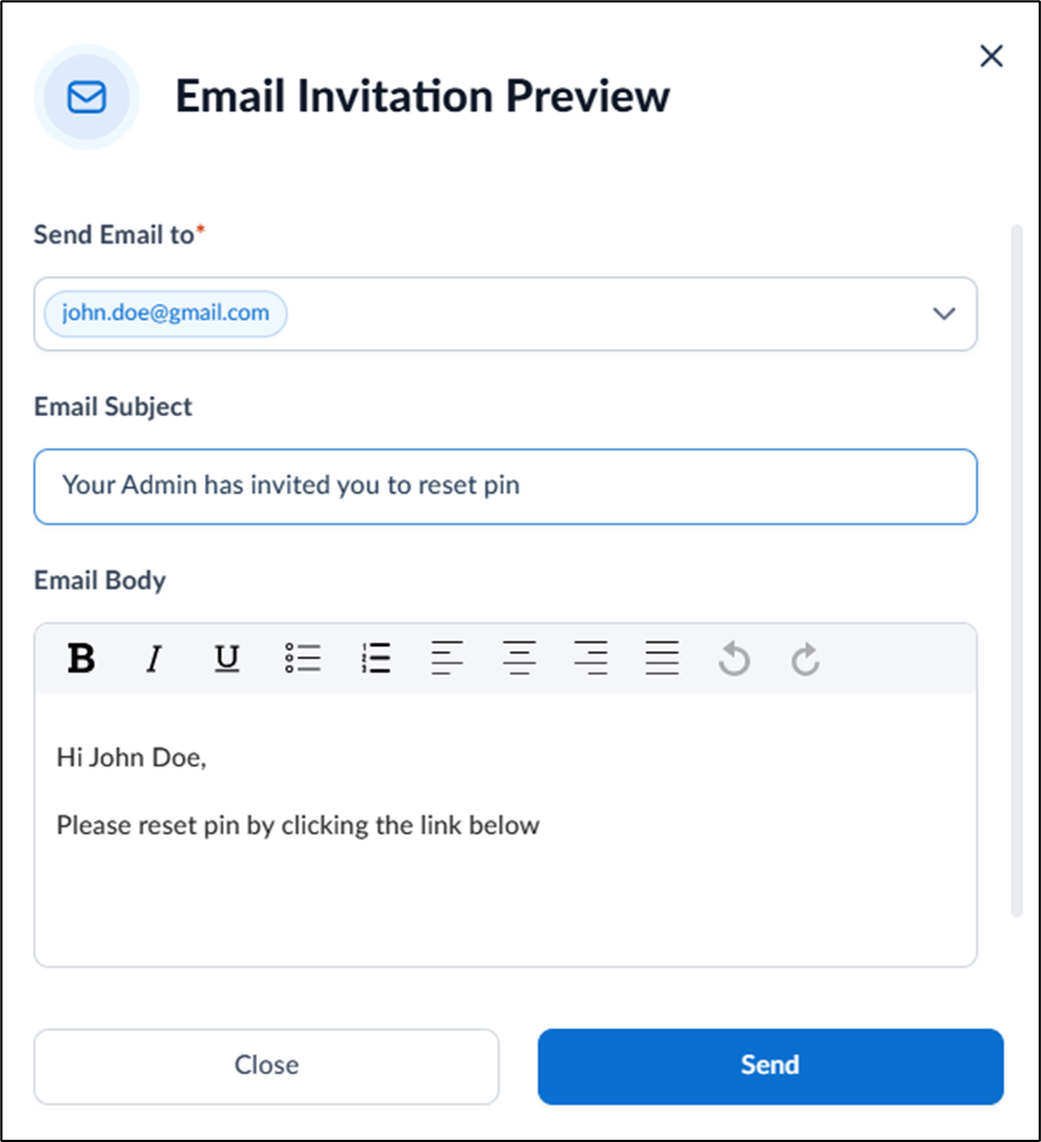 How to Send an Email Invite to Users to... - screenshot 3